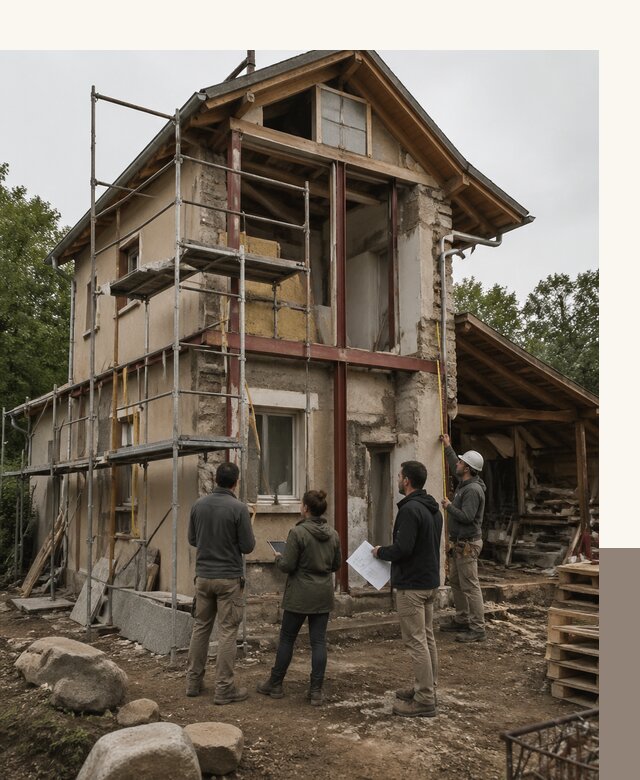 Реконструкция загородного дома под ключ в Кунгуре от бюро